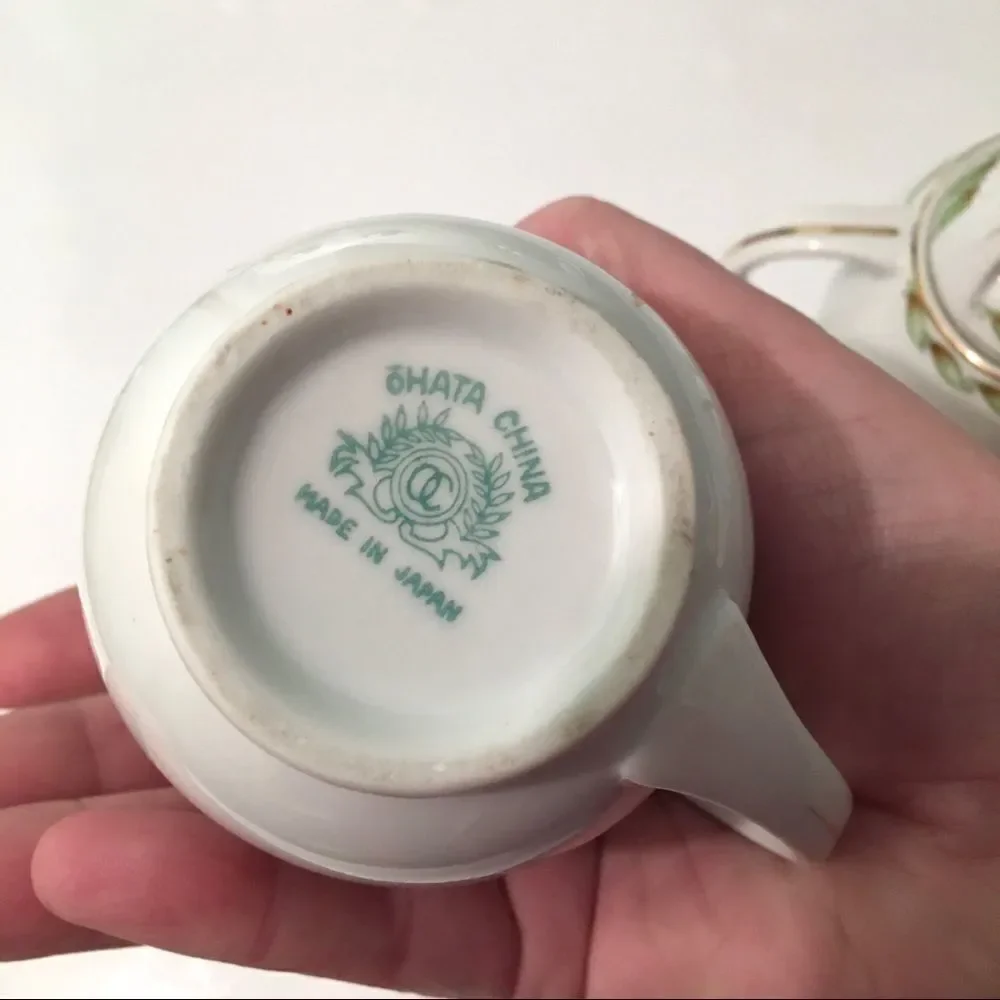 Ohata China Sugar & Creamer Wheat Japan